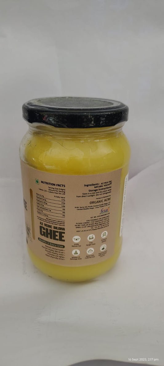VEDIC A2 BILONA DESI GHEE (500ml)